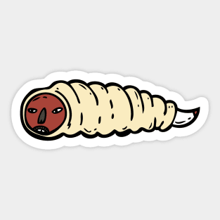 Angrylarva Sticker